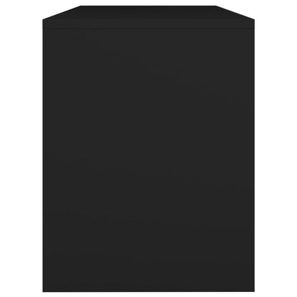 Schminkhocker Schwarz 70x35x45 cm Holzwerkstoff