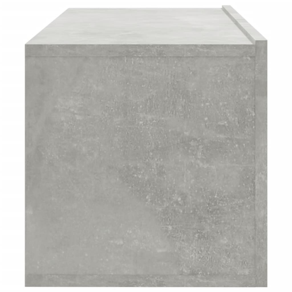 TV overskabe 2 stk Betongrå 100x30x30 cm træmateriale