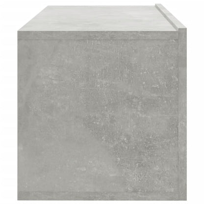 TV overskabe 2 stk Betongrå 100x30x30 cm træmateriale