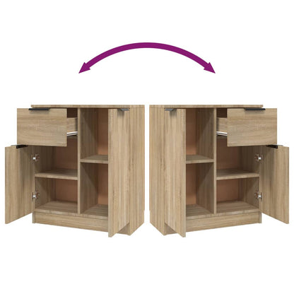 Sideboard Sonoma-Eiche 60x30x70 cm Holzwerkstoff
