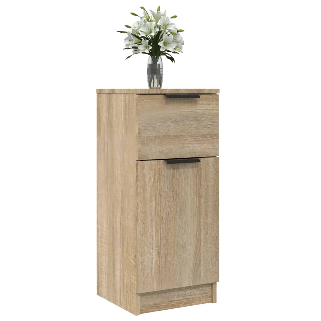 Skænk Sonoma Eg 30x30x70 cm Træ Materiale