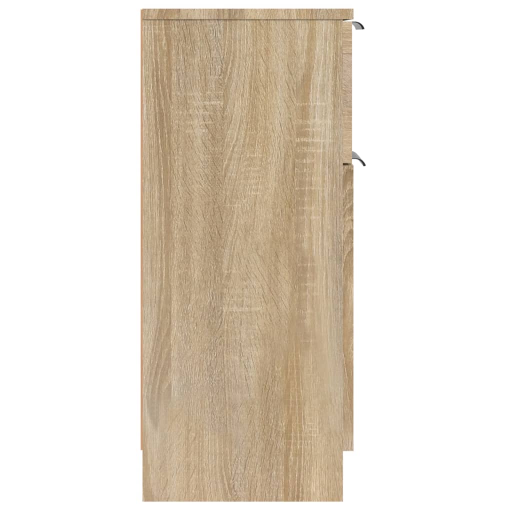 Skænk Sonoma Eg 30x30x70 cm Træ Materiale