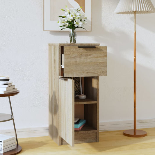 Skænk Sonoma Eg 30x30x70 cm Træ Materiale