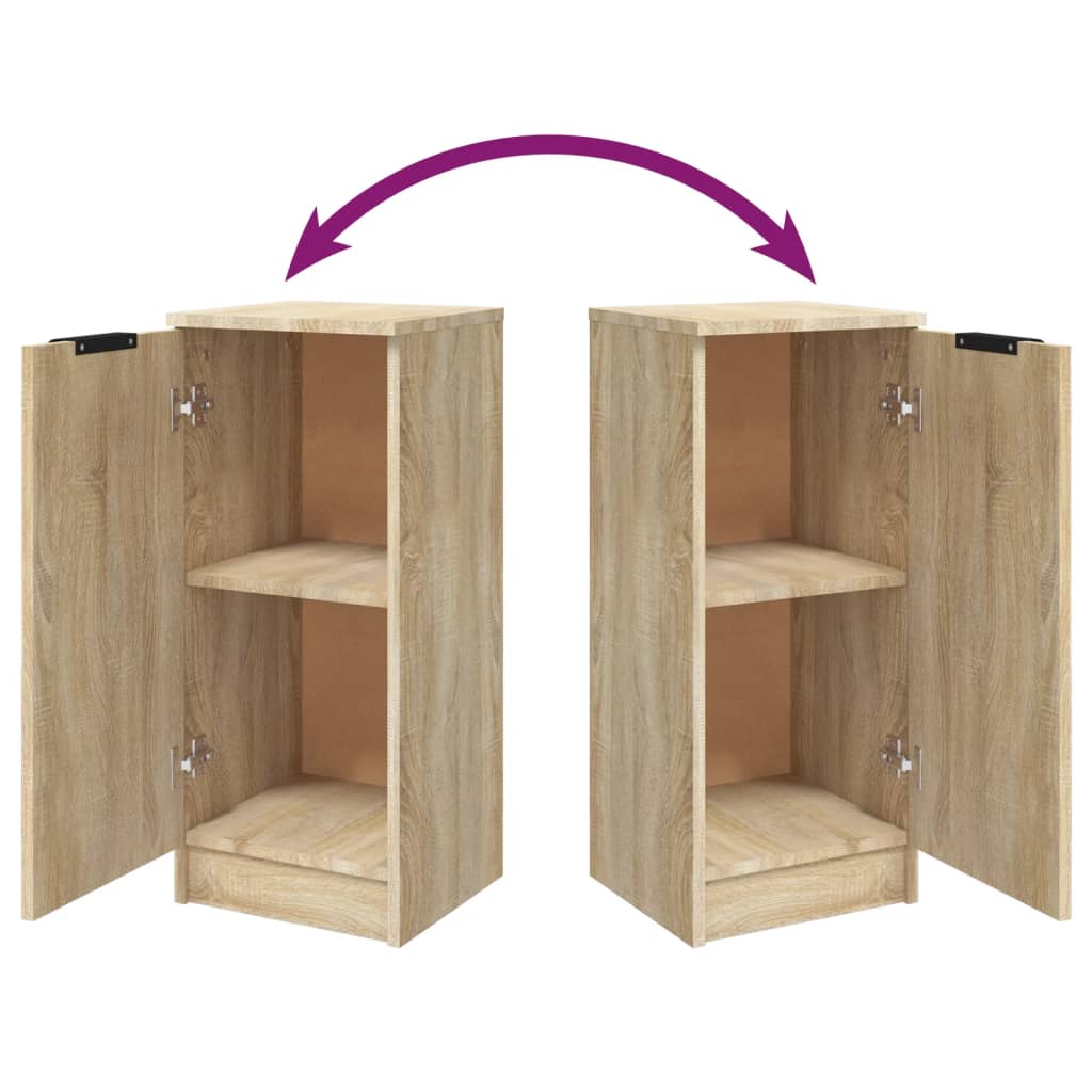 Sideboard Sonoma-Eiche 30x30x70 cm Holzwerkstoff