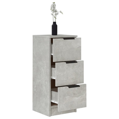 Sideboard Betongrau 30x30x70 cm Holzwerkstoff
