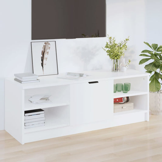 TV-skab Hvid 102x35,5x36,5 cm Træ Materiale