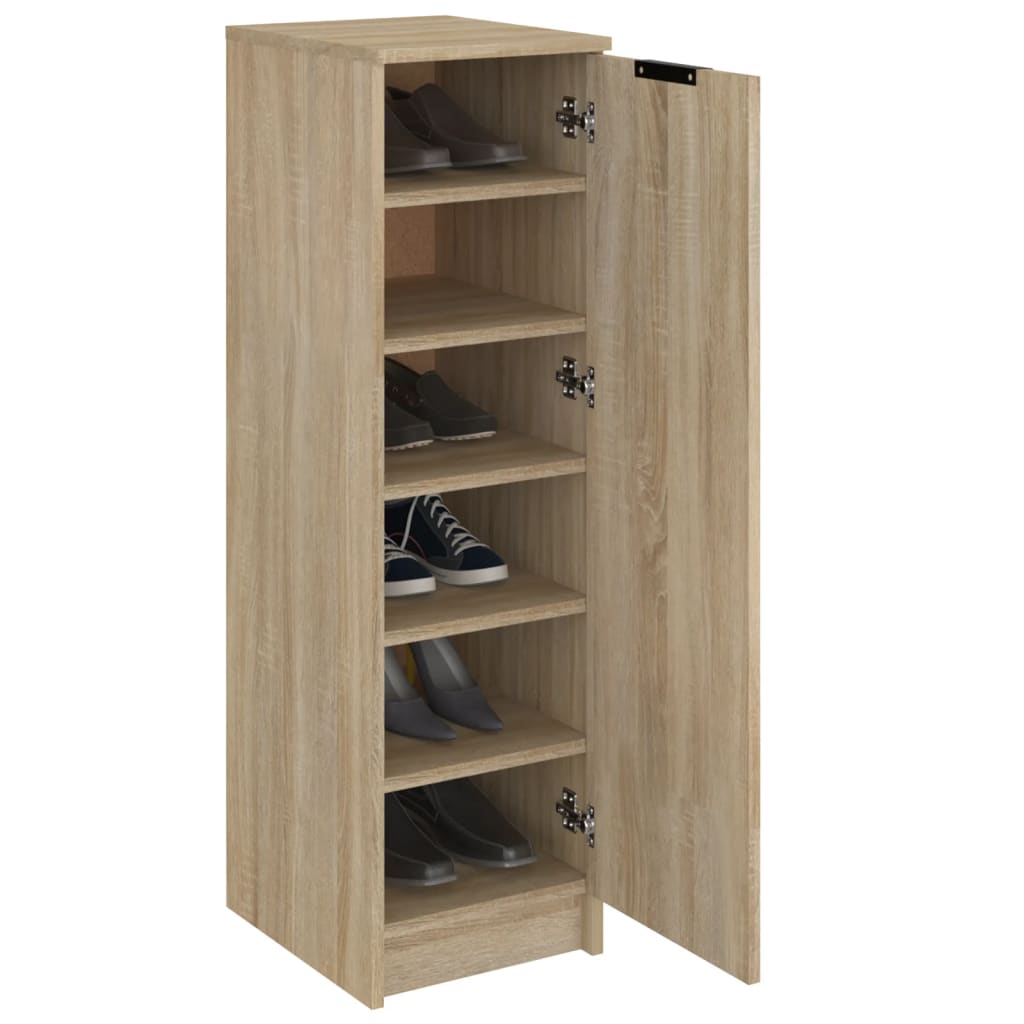 Schuhschrank Sonoma-Eiche 30x35x100 cm Holzwerkstoff