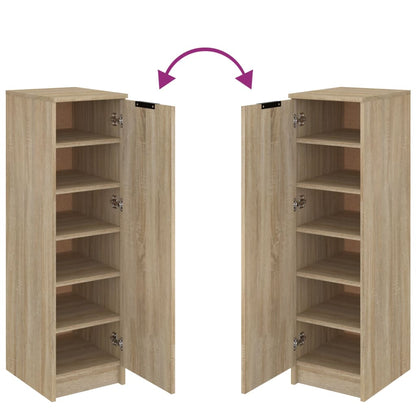 Schuhschrank Sonoma-Eiche 30x35x100 cm Holzwerkstoff