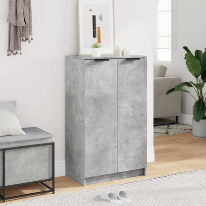 Schuhschrank Betongrau 59x35x100,5 cm Holzwerkstoff