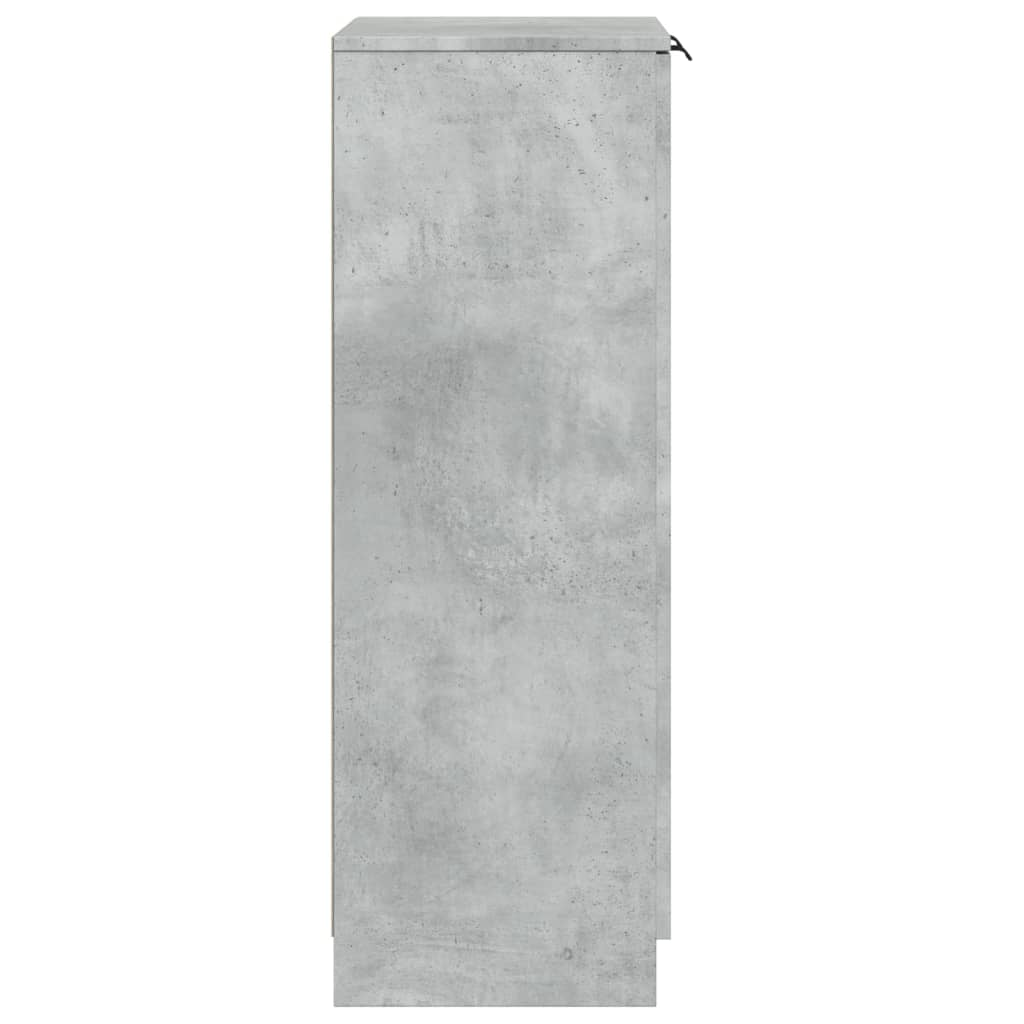 Schuhschrank Betongrau 59x35x100,5 cm Holzwerkstoff