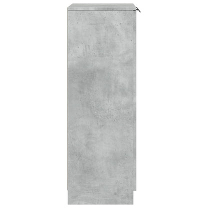 Schuhschrank Betongrau 59x35x100,5 cm Holzwerkstoff