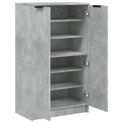 Schuhschrank Betongrau 59x35x100,5 cm Holzwerkstoff