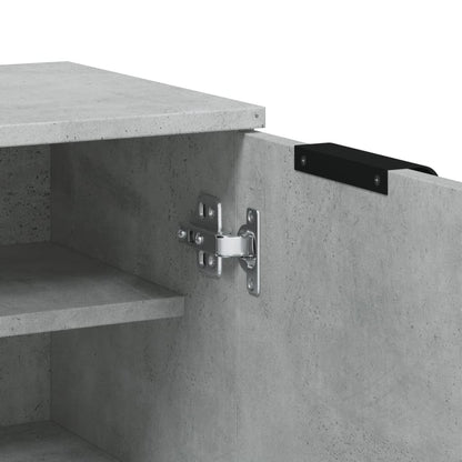 Schuhschrank Betongrau 59x35x100,5 cm Holzwerkstoff