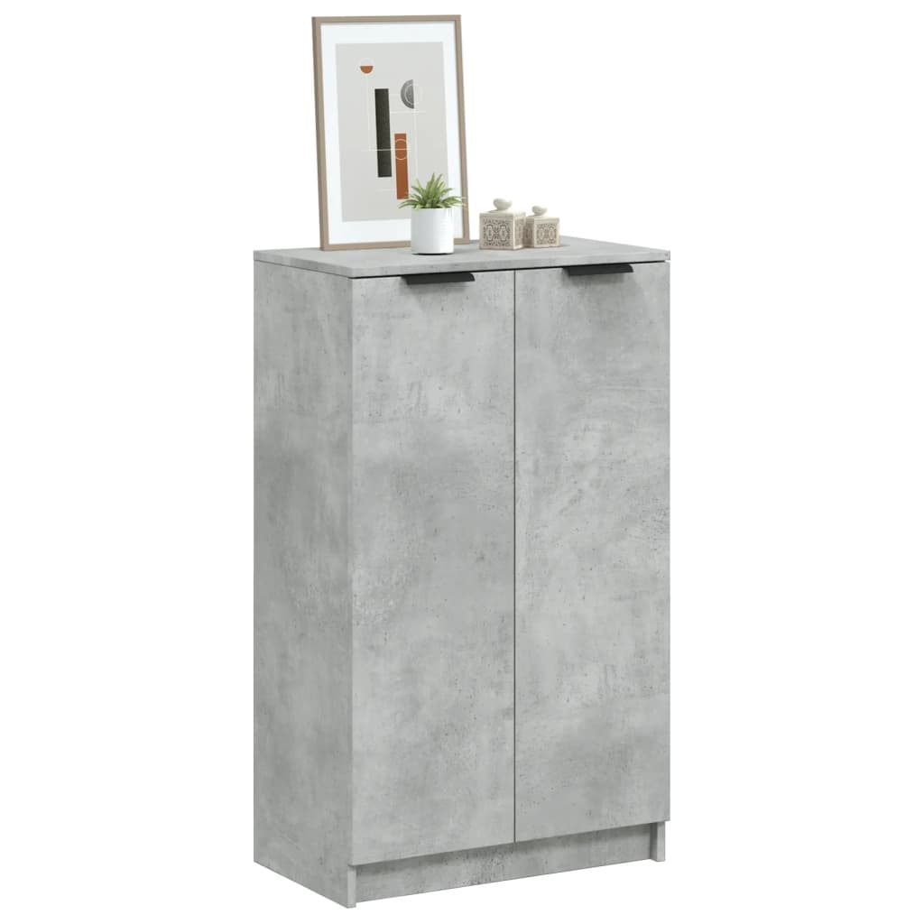 Schuhschrank Betongrau 59x35x100,5 cm Holzwerkstoff