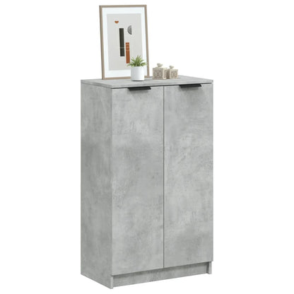 Schuhschrank Betongrau 59x35x100,5 cm Holzwerkstoff