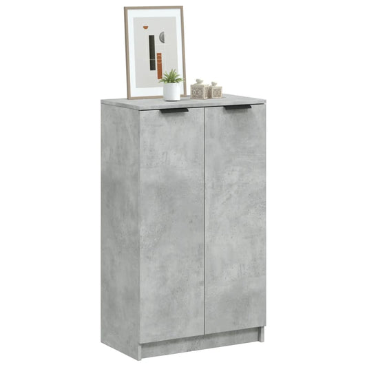 Schuhschrank Betongrau 59x35x100,5 cm Holzwerkstoff