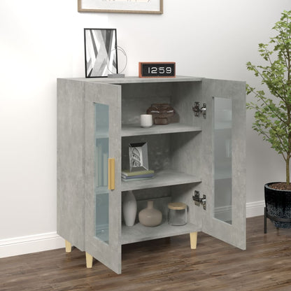 Sideboard Betongrau 69,5x34x90 cm Holzwerkstoff