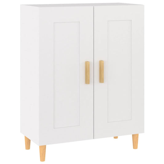 Skænk Hvid 69,5x34x90 cm Træ Materiale