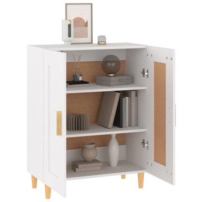 Skænk Hvid 69,5x34x90 cm Træ Materiale