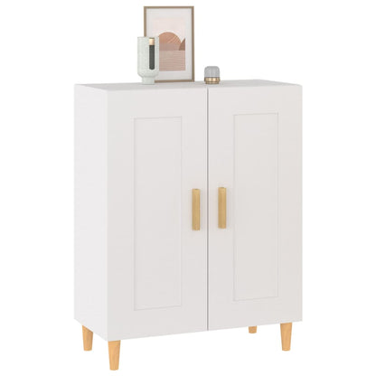 Skænk Hvid 69,5x34x90 cm Træ Materiale