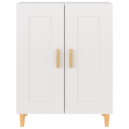 Skænk Hvid 69,5x34x90 cm Træ Materiale