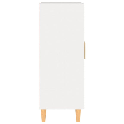 Skænk Hvid 69,5x34x90 cm Træ Materiale