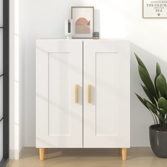Skænk Hvid 69,5x34x90 cm Træ Materiale