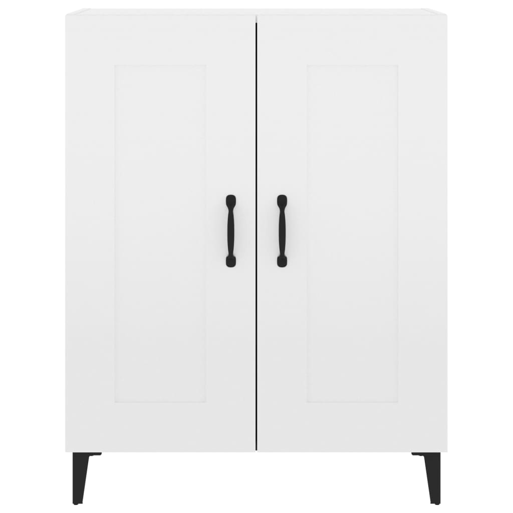 Sideboard Hochglanz-Weiß 69,5x34x90 cm Holzwerkstoff