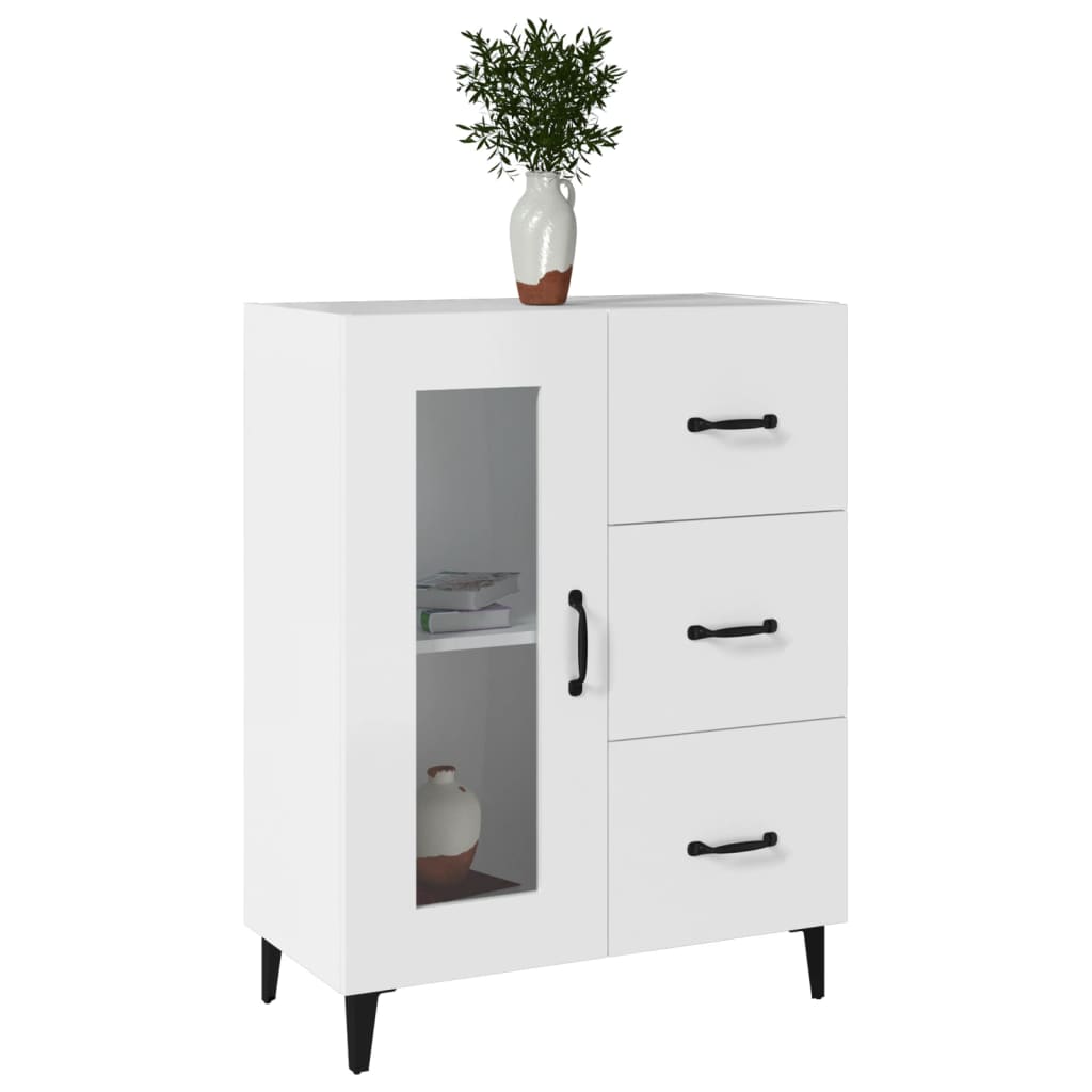 Sideboard Weiß 69,5x34x90 cm Holzwerkstoff