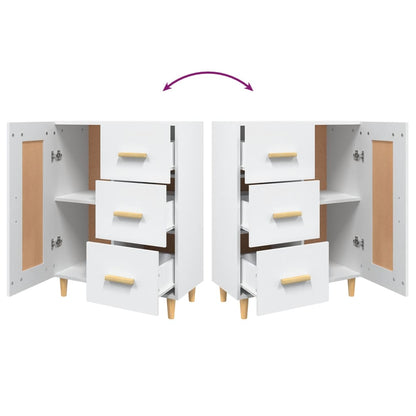 Sideboard Weiß 69,5x34x90 cm Holzwerkstoff
