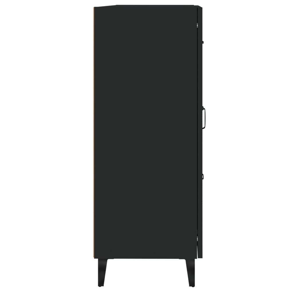 Sideboard Schwarz 69,5x34x90 cm Holzwerkstoff