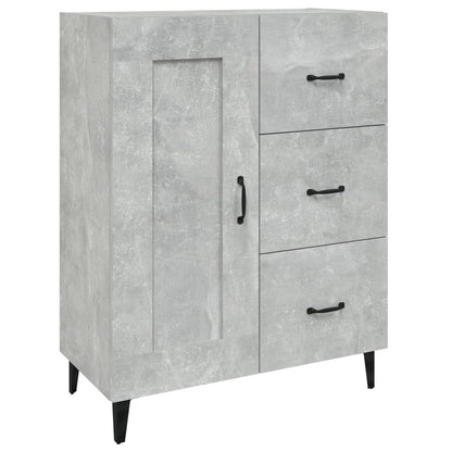 Sideboard Betongrau 69,5x34x90 cm Holzwerkstoff