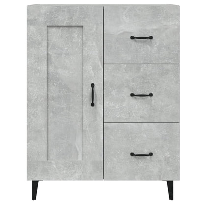 Sideboard Betongrau 69,5x34x90 cm Holzwerkstoff