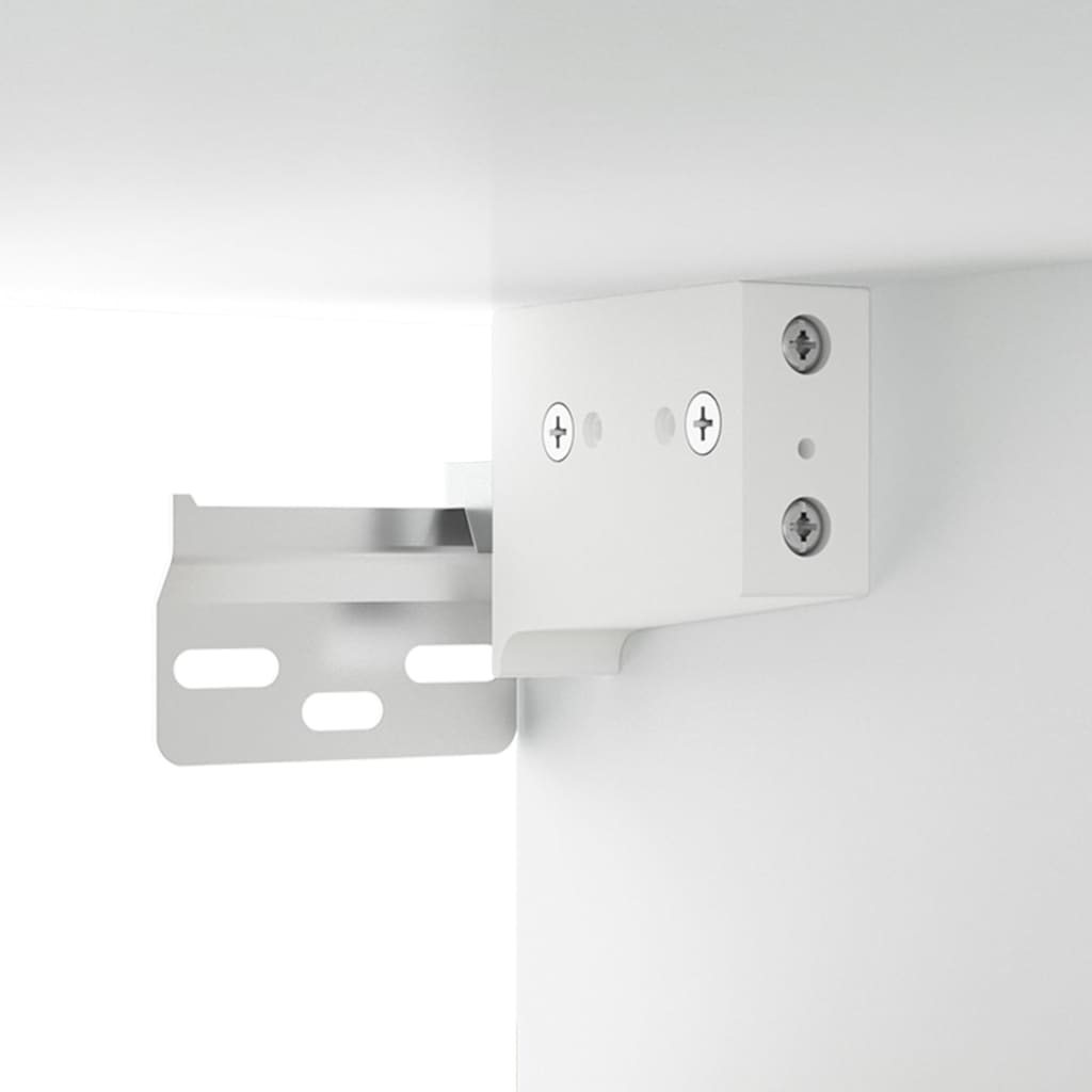 Hängeschrank Weiß 69,5x34x90 cm Holzwerkstoff