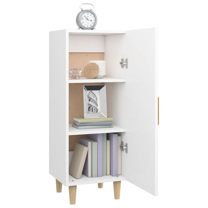 Sideboard Weiß 34,5x34x90 cm Holzwerkstoff
