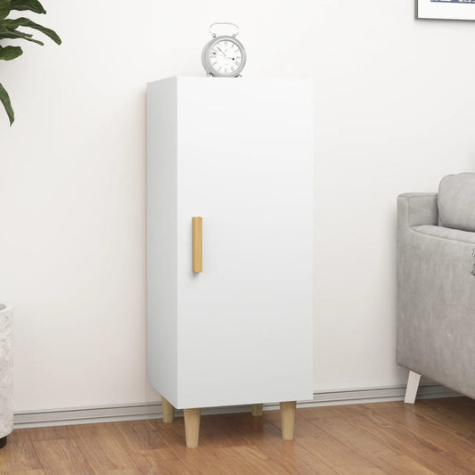 Sideboard Weiß 34,5x34x90 cm Holzwerkstoff