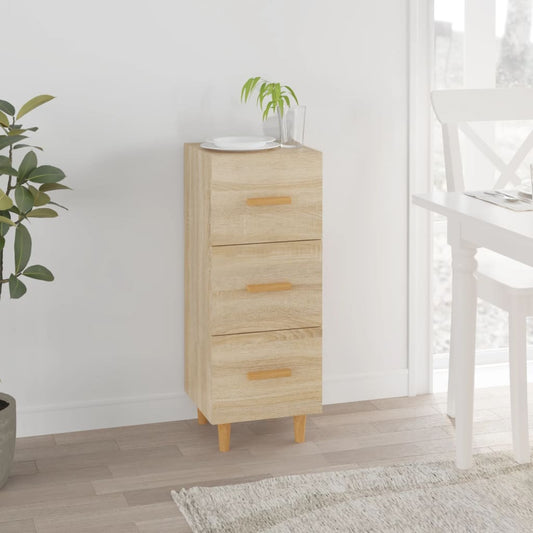 Sideboard Sonoma-Eiche 34,5x34x90 cm Holzwerkstoff