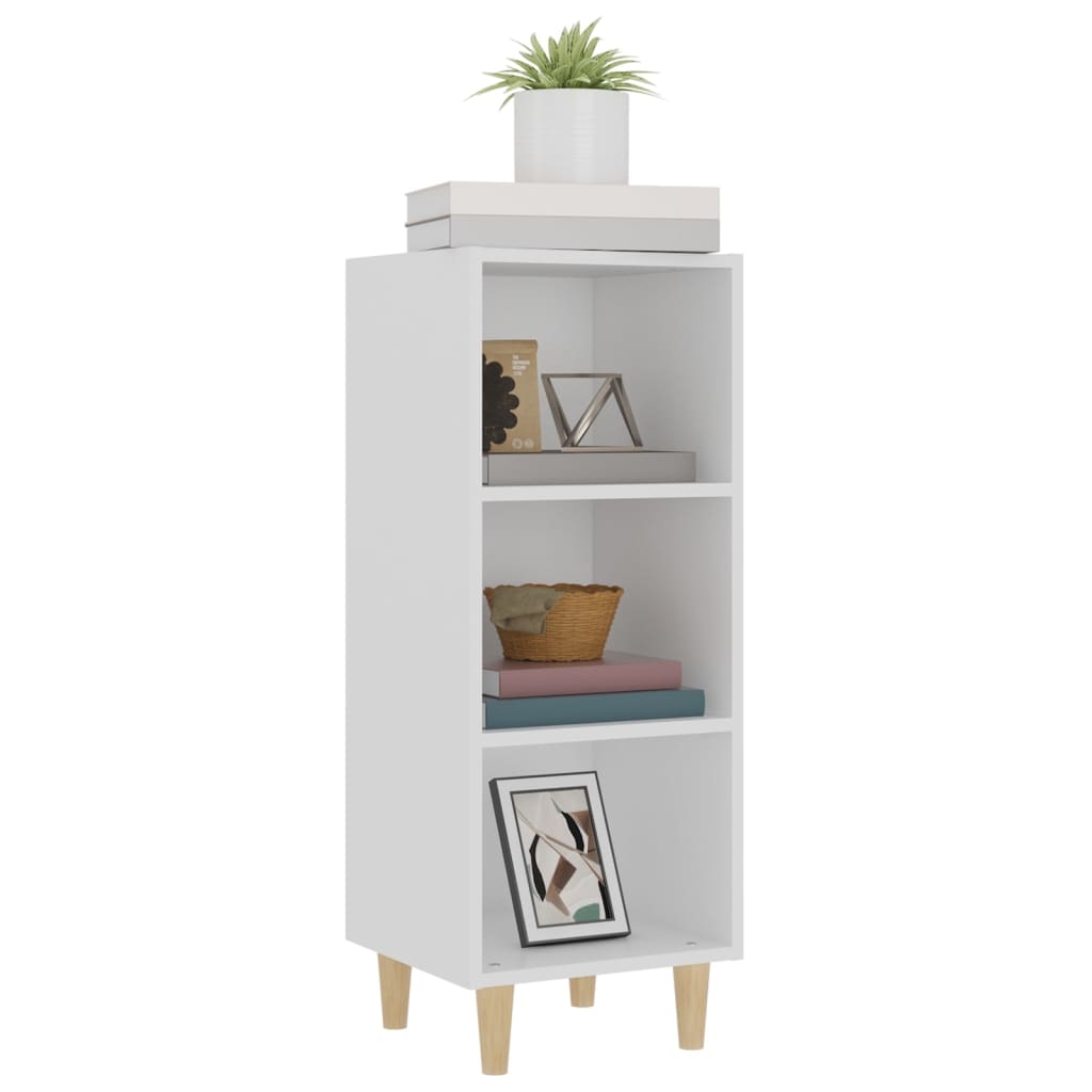 Sideboard Weiß 34,5x32,5x90 cm Holzwerkstoff