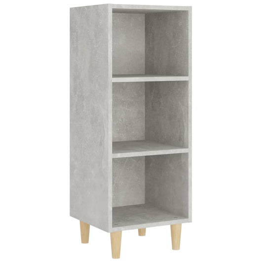 Sideboard Betongrau 34,5x32,5x90 cm Holzwerkstoff