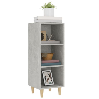 Sideboard Betongrau 34,5x32,5x90 cm Holzwerkstoff