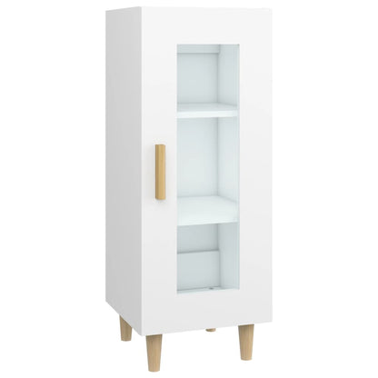 Sideboard Weiß 34,5x34x90 cm Holzwerkstoff