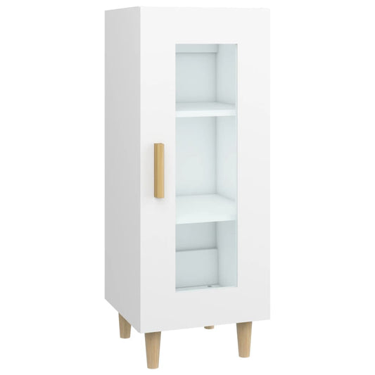 Sideboard Weiß 34,5x34x90 cm Holzwerkstoff