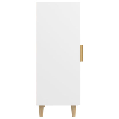 Sideboard Weiß 34,5x34x90 cm Holzwerkstoff