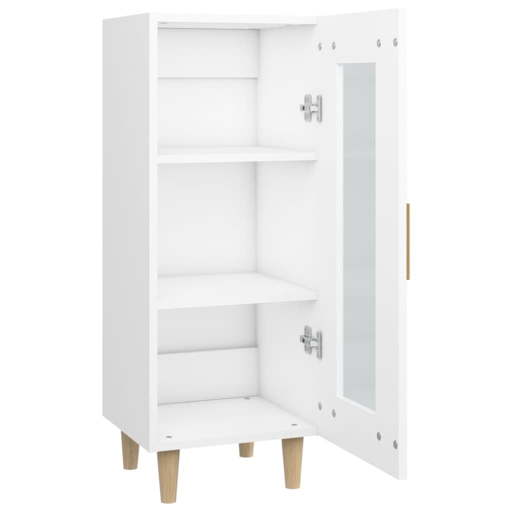 Sideboard Weiß 34,5x34x90 cm Holzwerkstoff