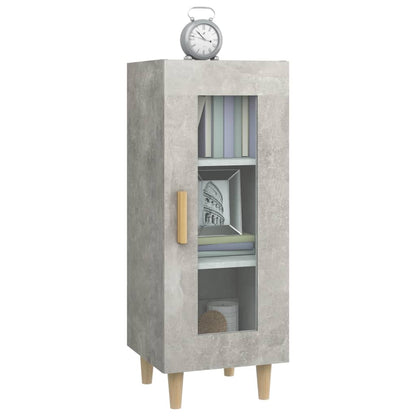 Sideboard Betongrau 34,5x34x90 cm Holzwerkstoff