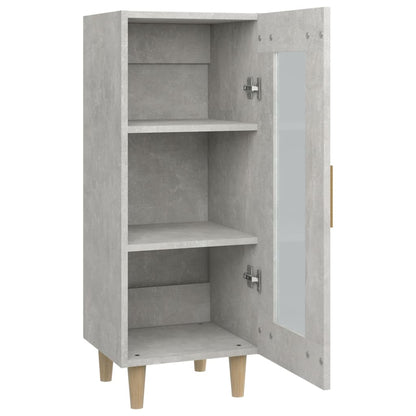 Sideboard Betongrau 34,5x34x90 cm Holzwerkstoff