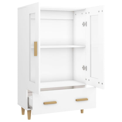 Highboard Weiß 70x31x115 cm Holzwerkstoff