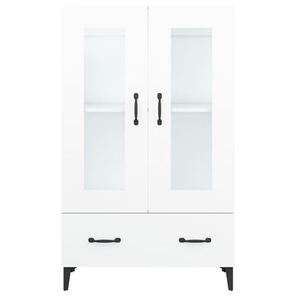 Highboard Weiß 70x31x115 cm Holzwerkstoff
