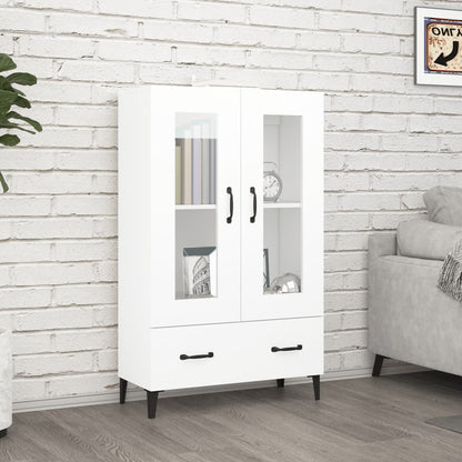 Highboard Weiß 70x31x115 cm Holzwerkstoff