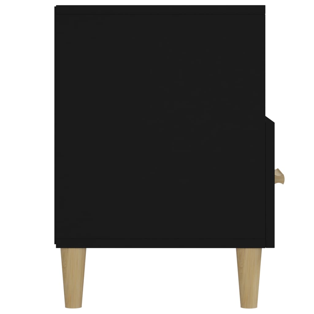 TV-skab Sort 102x36x50 cm Træ Materiale